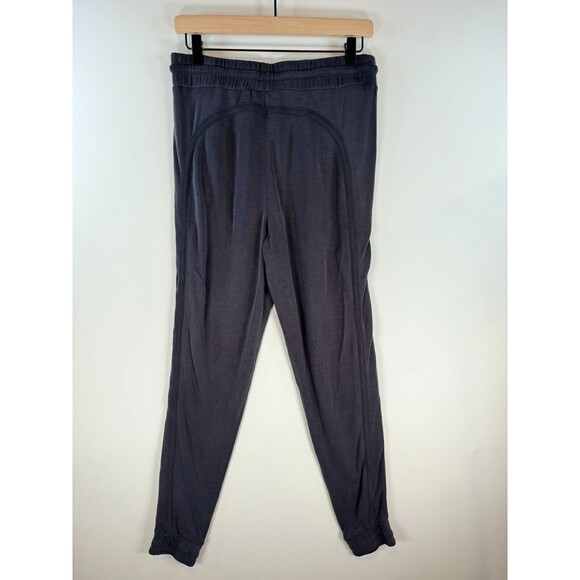 Free People Womens Pants Navy Blue Back Into It Sweatpants Tapered Jogger Medium - Picture 2 of 10